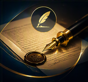 Handshake over documents for estate and probate